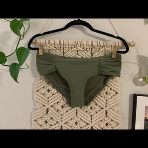 Green bikini bottoms